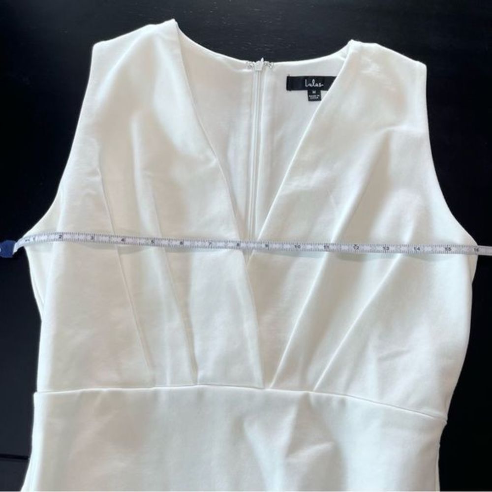 Lulu's White Sleeveless Dress - Picture 9 of 11